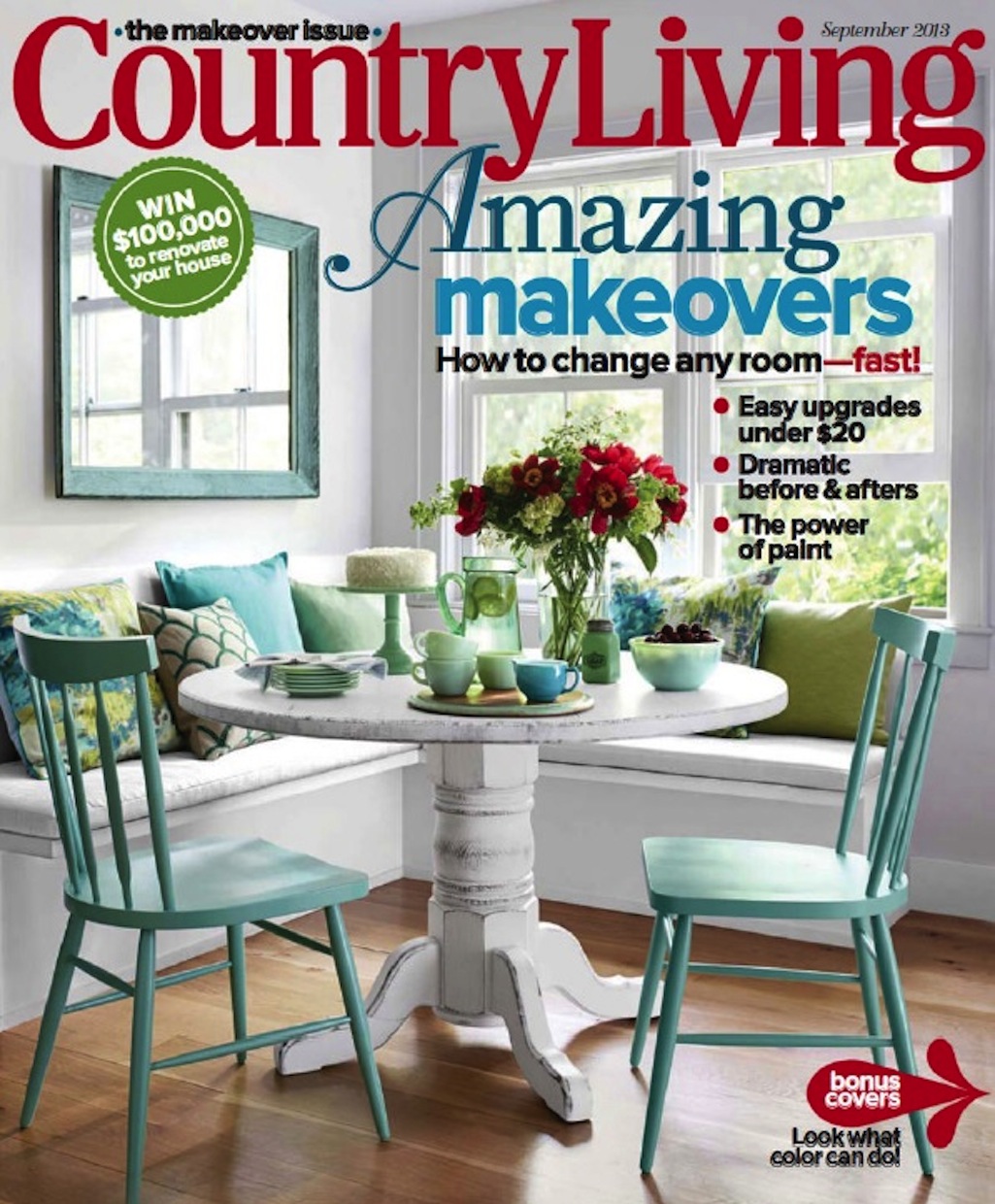 CountryLiving September Cover - Table By ECustomFinishes