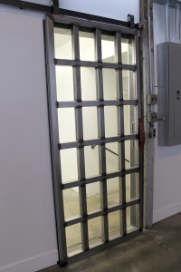 Custom Steel Tube door with glass