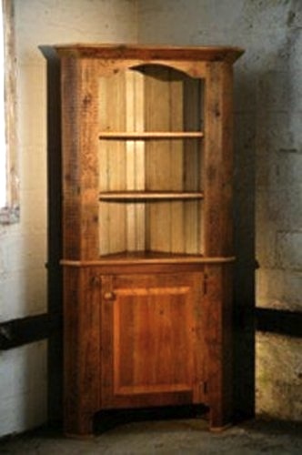 Rustic Corner Cabinet From Reclaimed Wood Ecustomfinishes