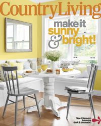 Country Living Mag. Sept. 2013 ECustomFinishes Cover Yellow