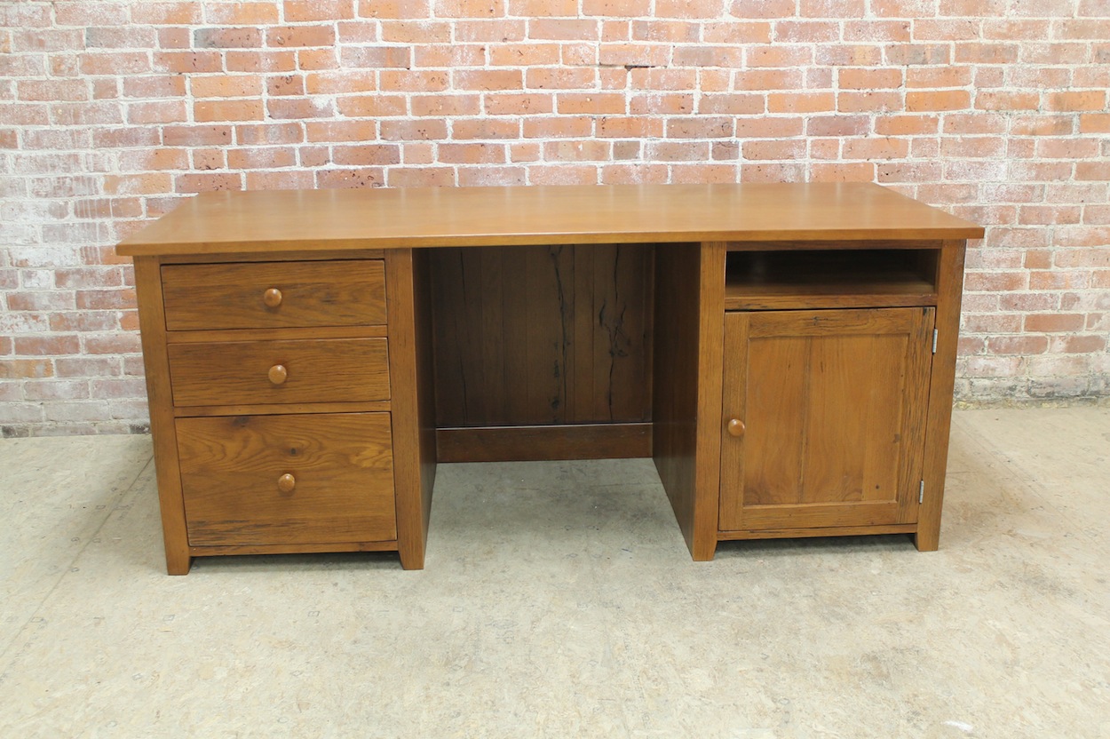 Desk With Hide Away Printer File Drawer Ecustomfinishes