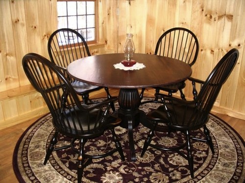 Round Country Kitchen Table And Chairs, Round Country Kitchen Table