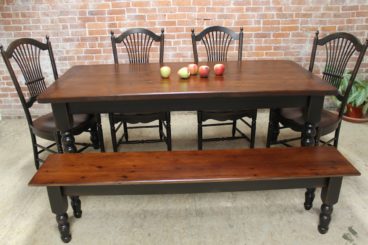 Rustic-Old-Pine-Table-in-P-30-Finish-with-Black-Turned-legs12