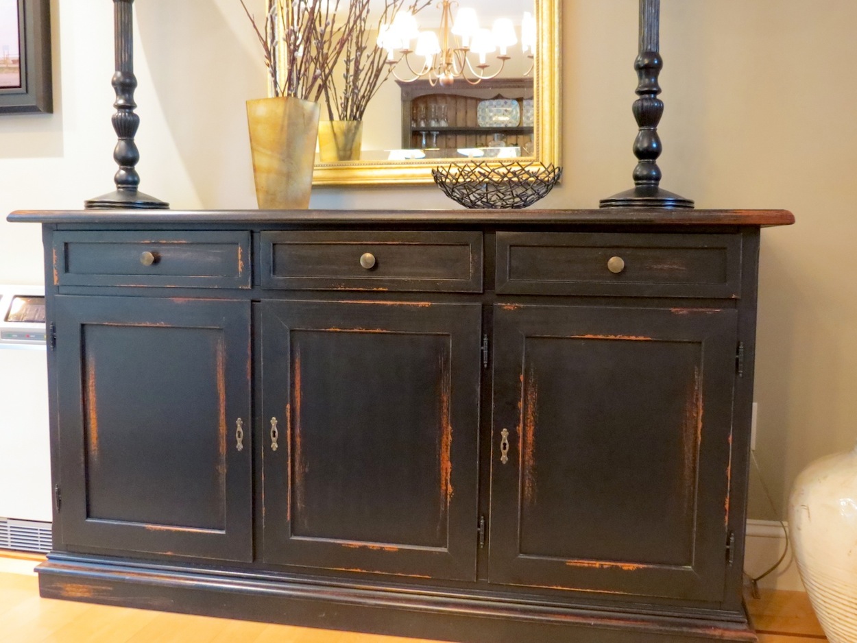 dining room buffet with drawers